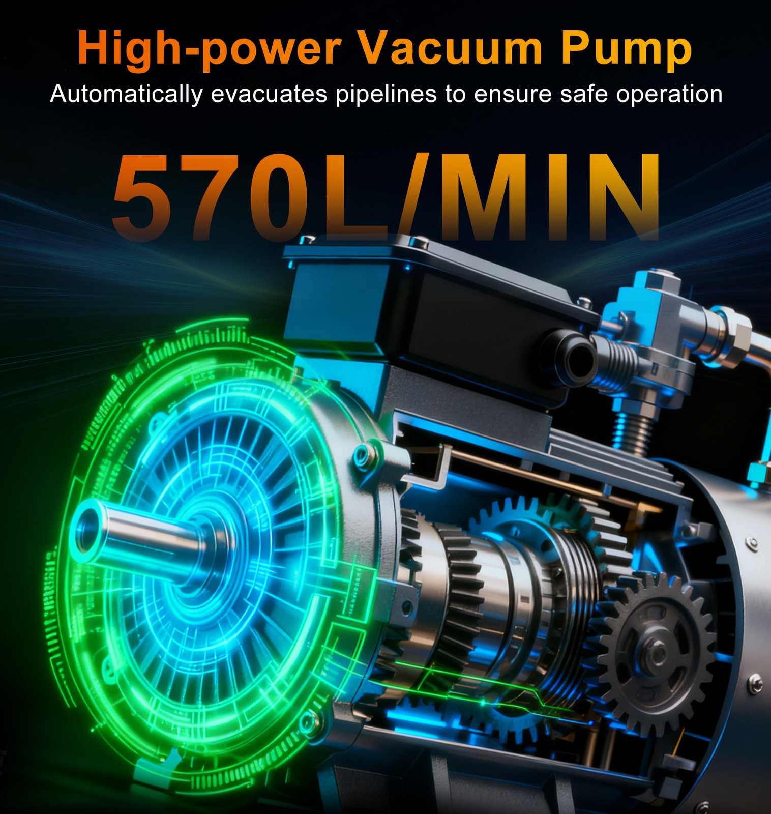 NEW Automatic Refrigerant Recovery Machine HVAC A/C Recycling for R134A/R1234YF