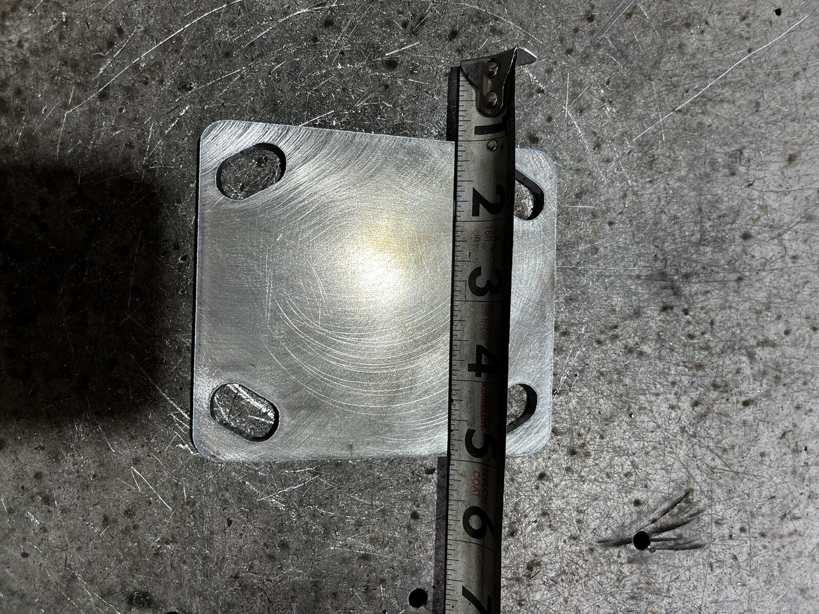 8x caster wheel mounting plates 1/4” steel (Set Of 8 Caster Plates)