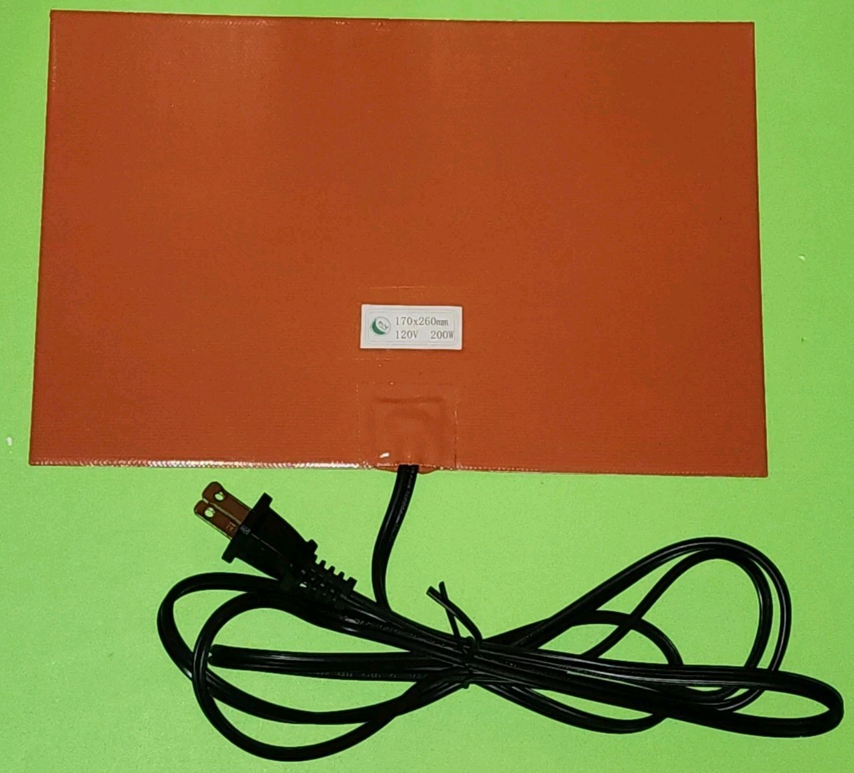 200 Watt 120 Volt Silicone Tank Oil Pan Heater Diesel Truck / Tractor