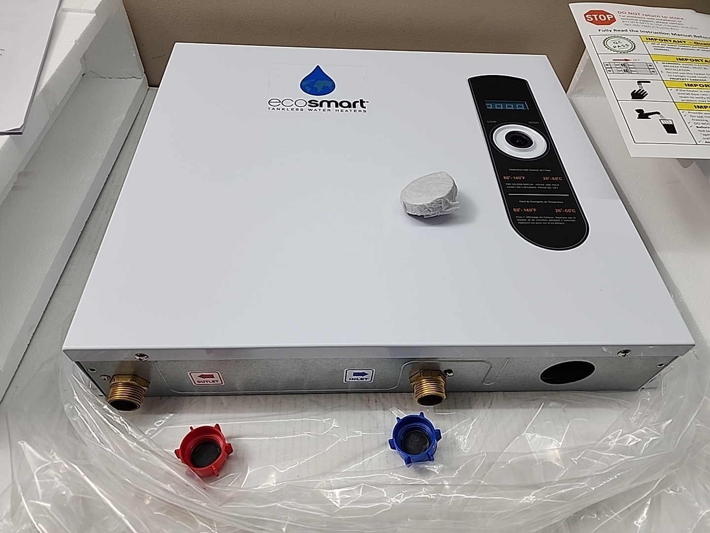 EcoSmart ECO 36 kW 7.03 GPM 240-Volt Electric Tankless Water Heater ( NEW )