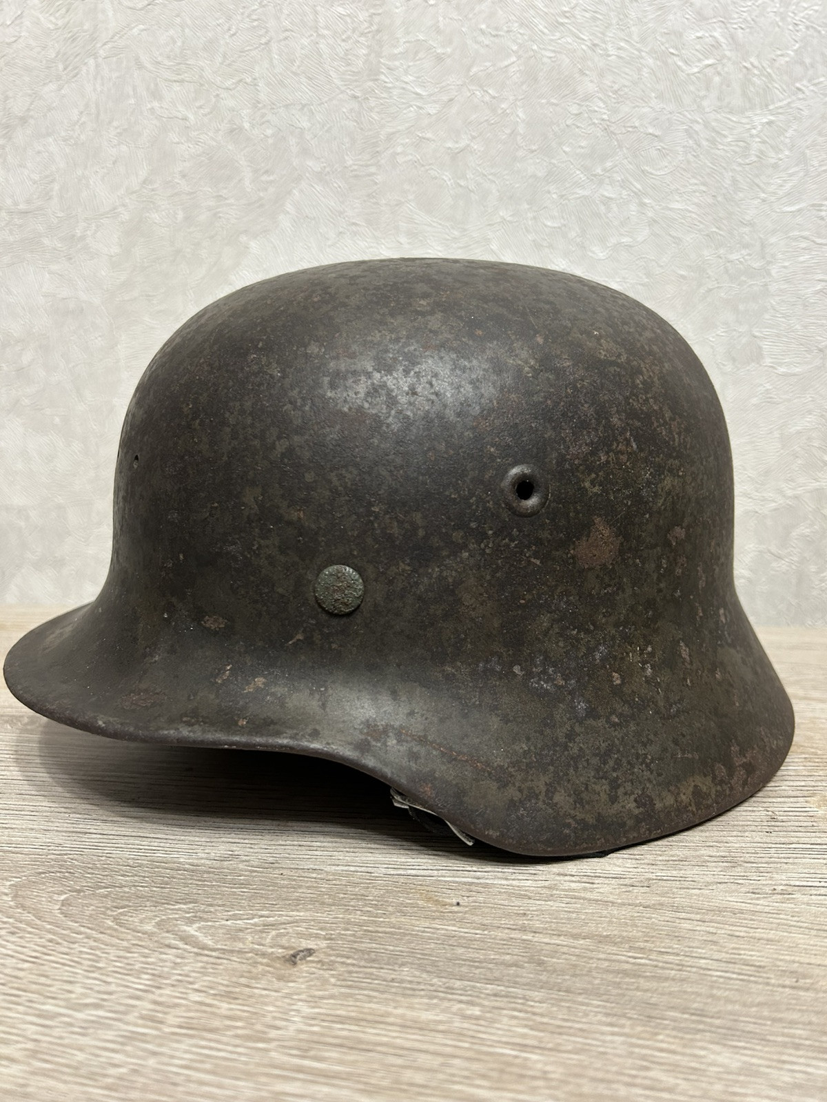 German Helmet M40 WW2 original paint (without restoration) WWII size 64