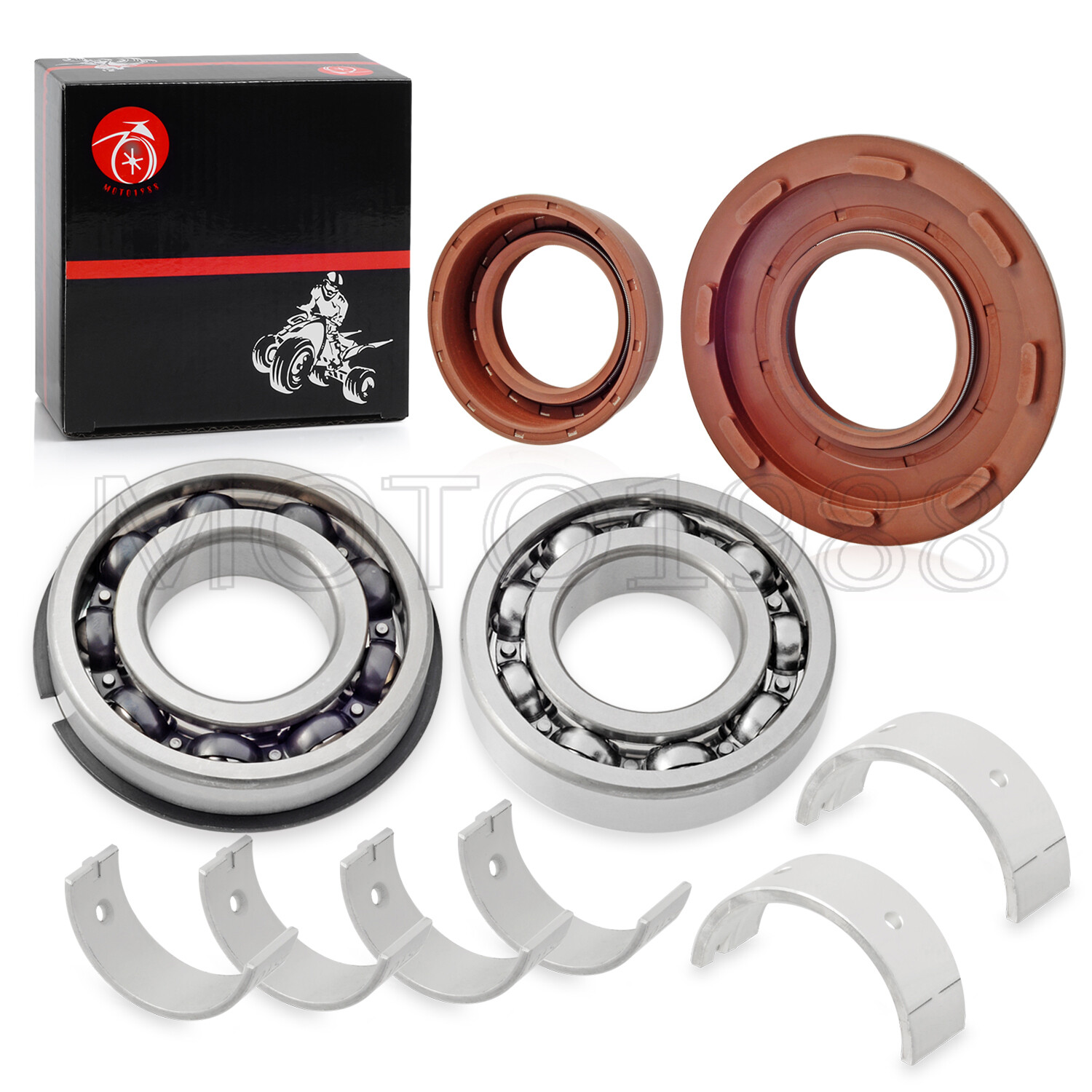 Crankshaft Bearing & Seal kit For Polaris Ranger Sportsman RZR 700 800 2006-2017