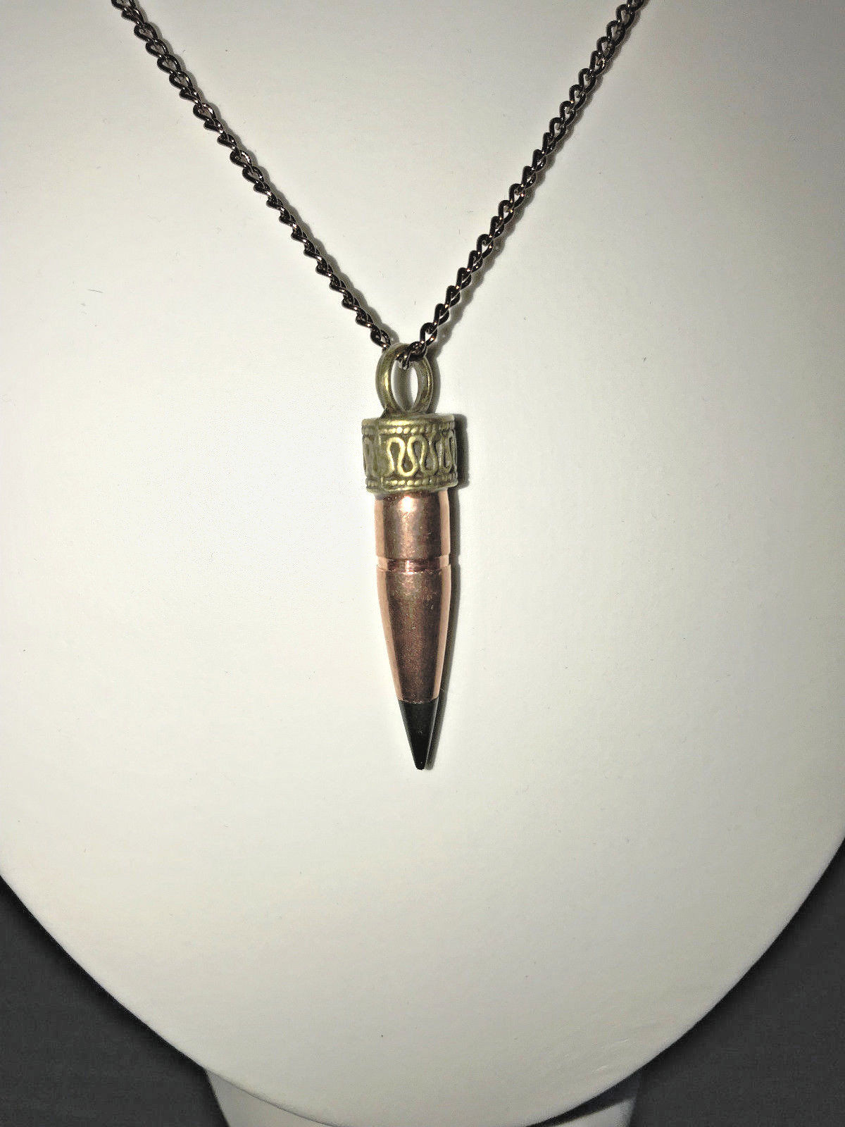 .308 HOGSTOOTH Necklace w/Decorative Cap ~ Veteran Made ~