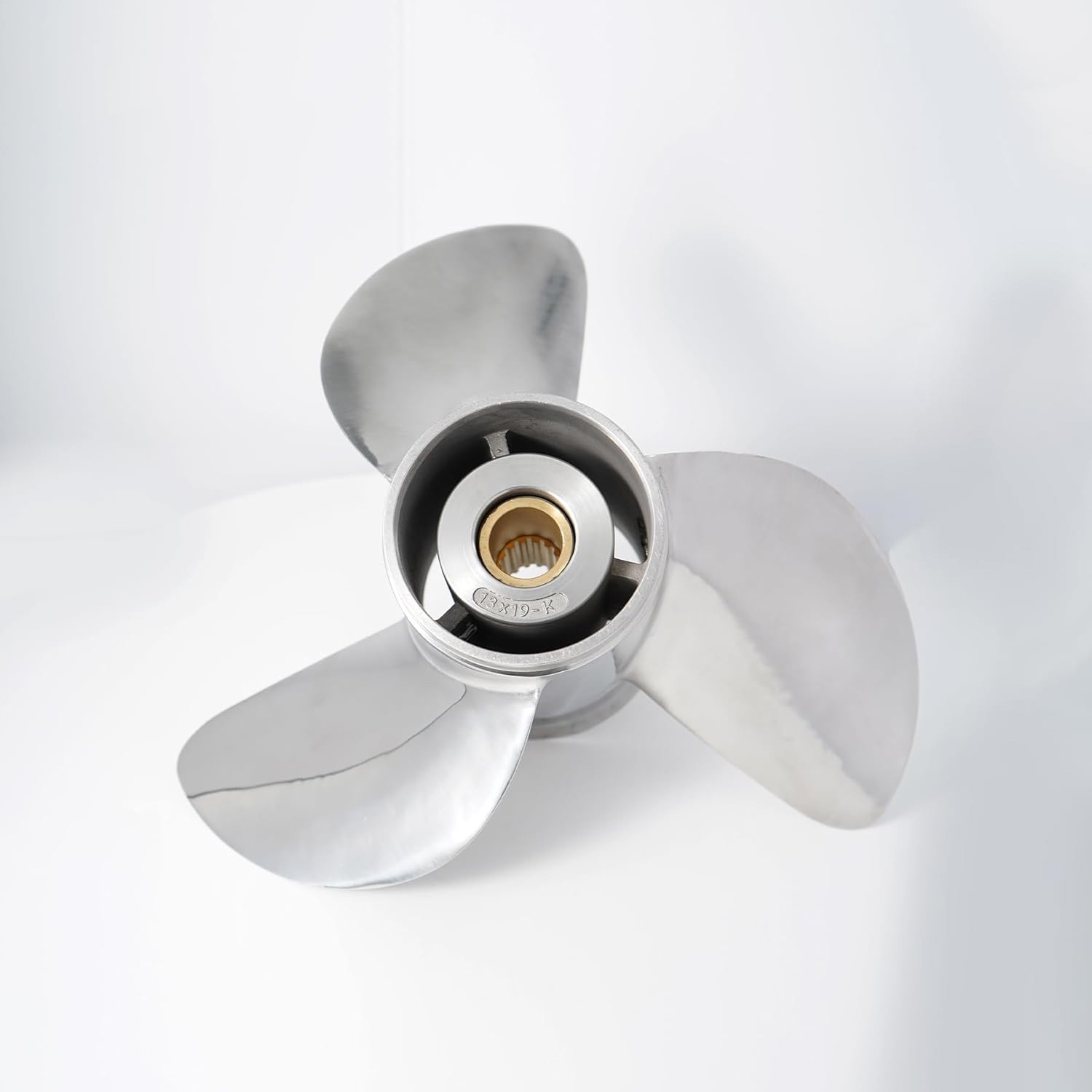 13 x 19-K For Yamaha Outboard Stainless Propeller Boat Motor 50-130 hp 15 Spline