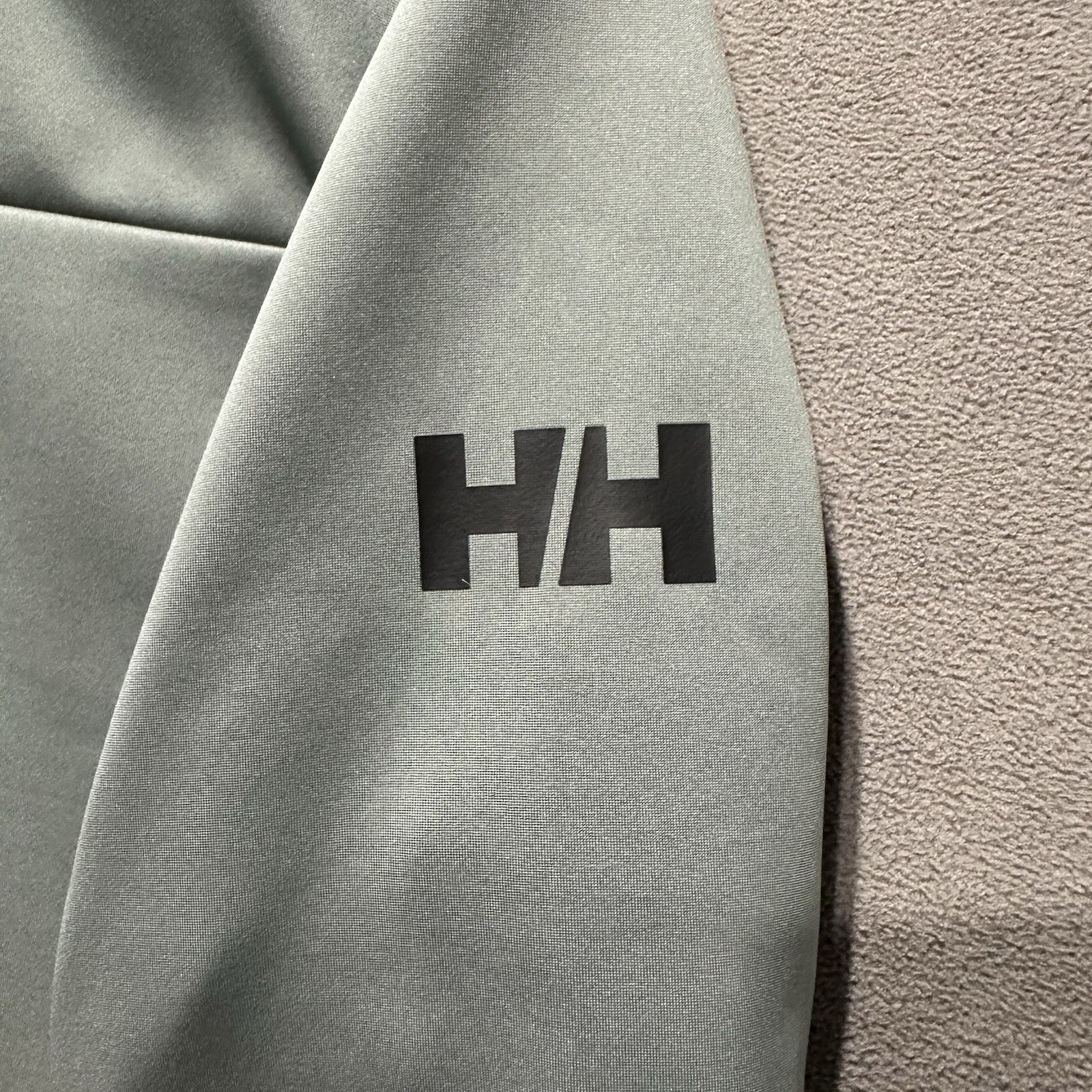 Helly Hansen Crew 2.0 Fleece Jacket Mens Large Gray Full Zip Performance Stretch