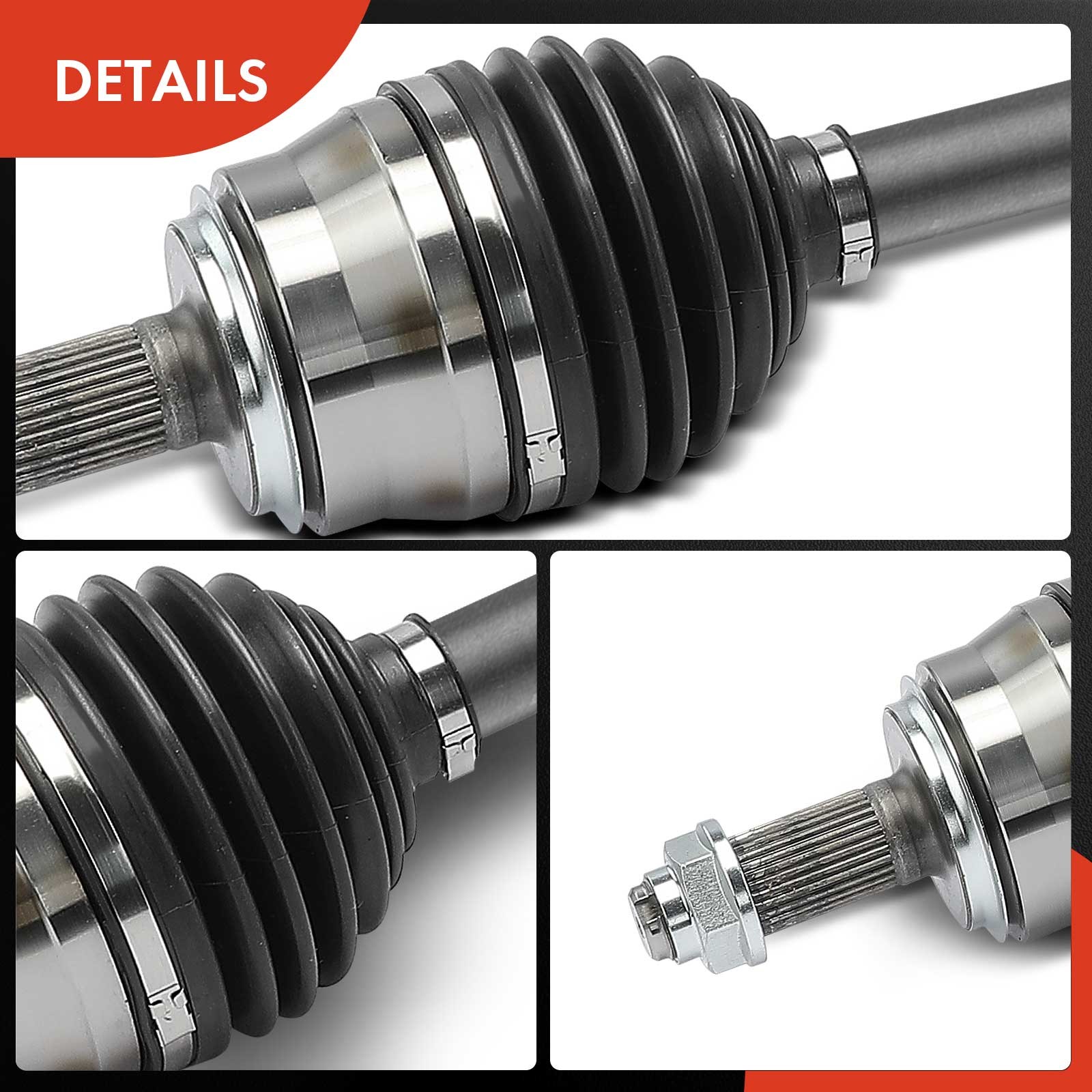 A-Premium Pair Front CV Axle Assembly for Honda Pilot 2016-2020 Acura MDX 14-15