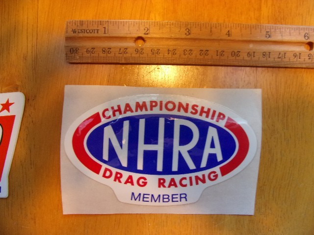 VINTAGE NHRA PATCHES AND STICKERS