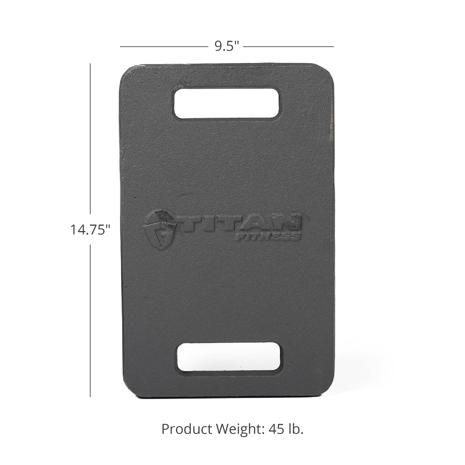 Titan Fitness 45 LB Cast Iron Ruck Weight Plate, Backpack Weight Training