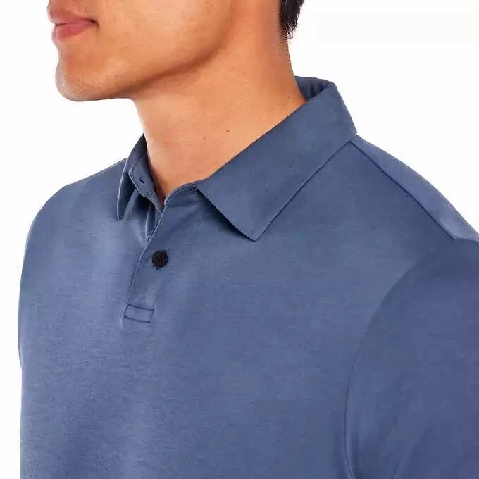 Banana Republic Men's Luxe Touch Performance Polo Shirt, Color Blue, Size M