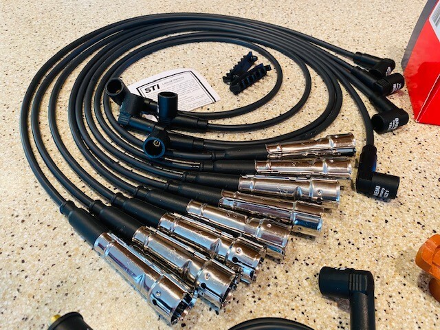 MERCEDES BENZ W107 450SL 380SL IGNITION TUNE UP KIT CAP ROTOR SPARK PLUG WIRE