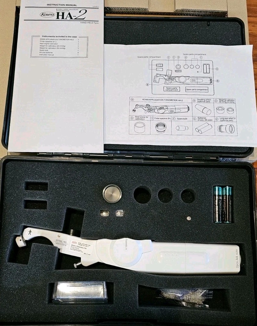 KOWA Applanation Tonometer HA-2 with Case