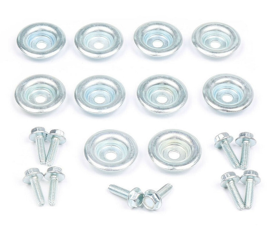 ⭐20 Piece Set UTV Skid Plate Washer Bolt Fits All Polaris General Ranger RS1 RZR