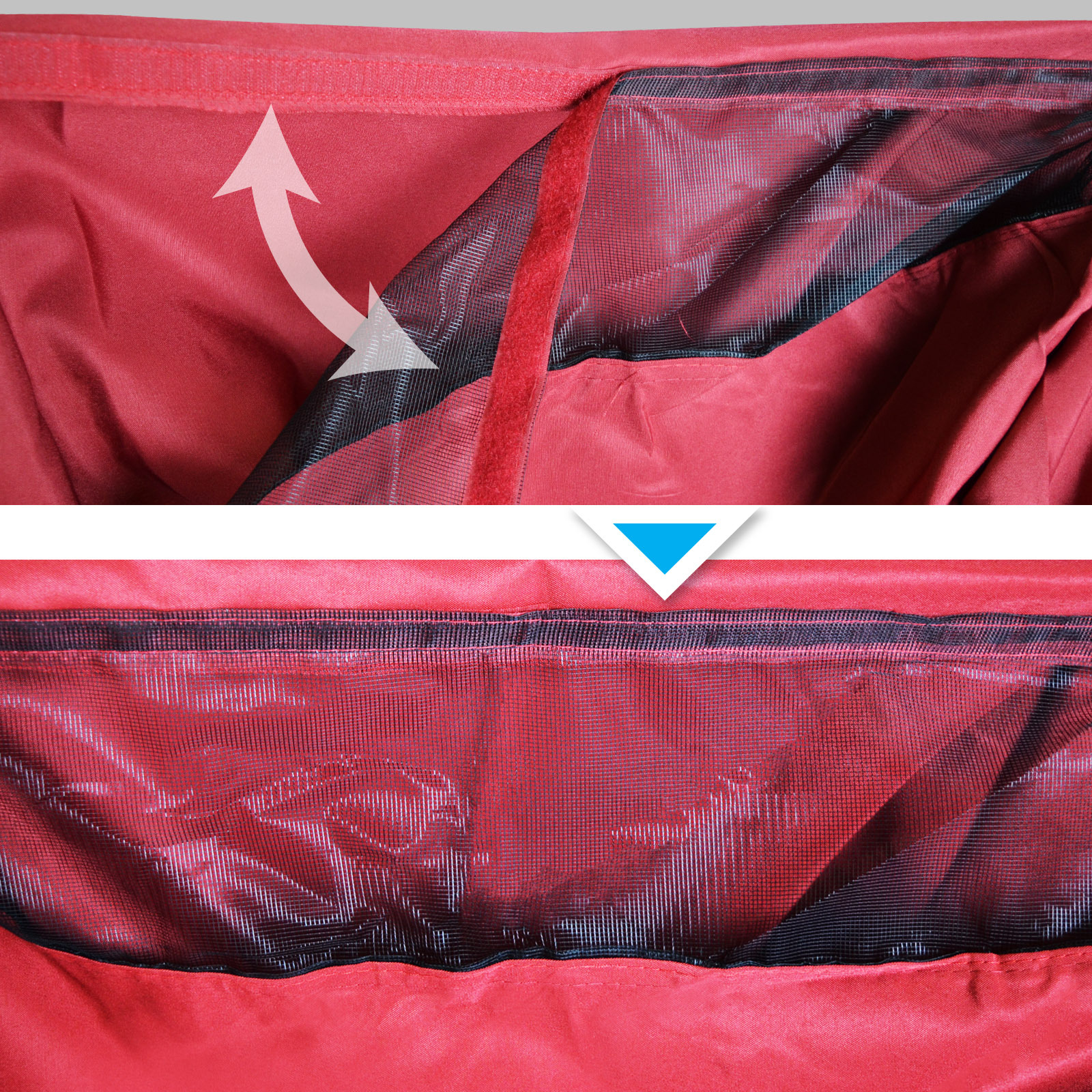 8'x8' Double Tier Gazebo Replacement Canopy Polyester Water-repellent Cover