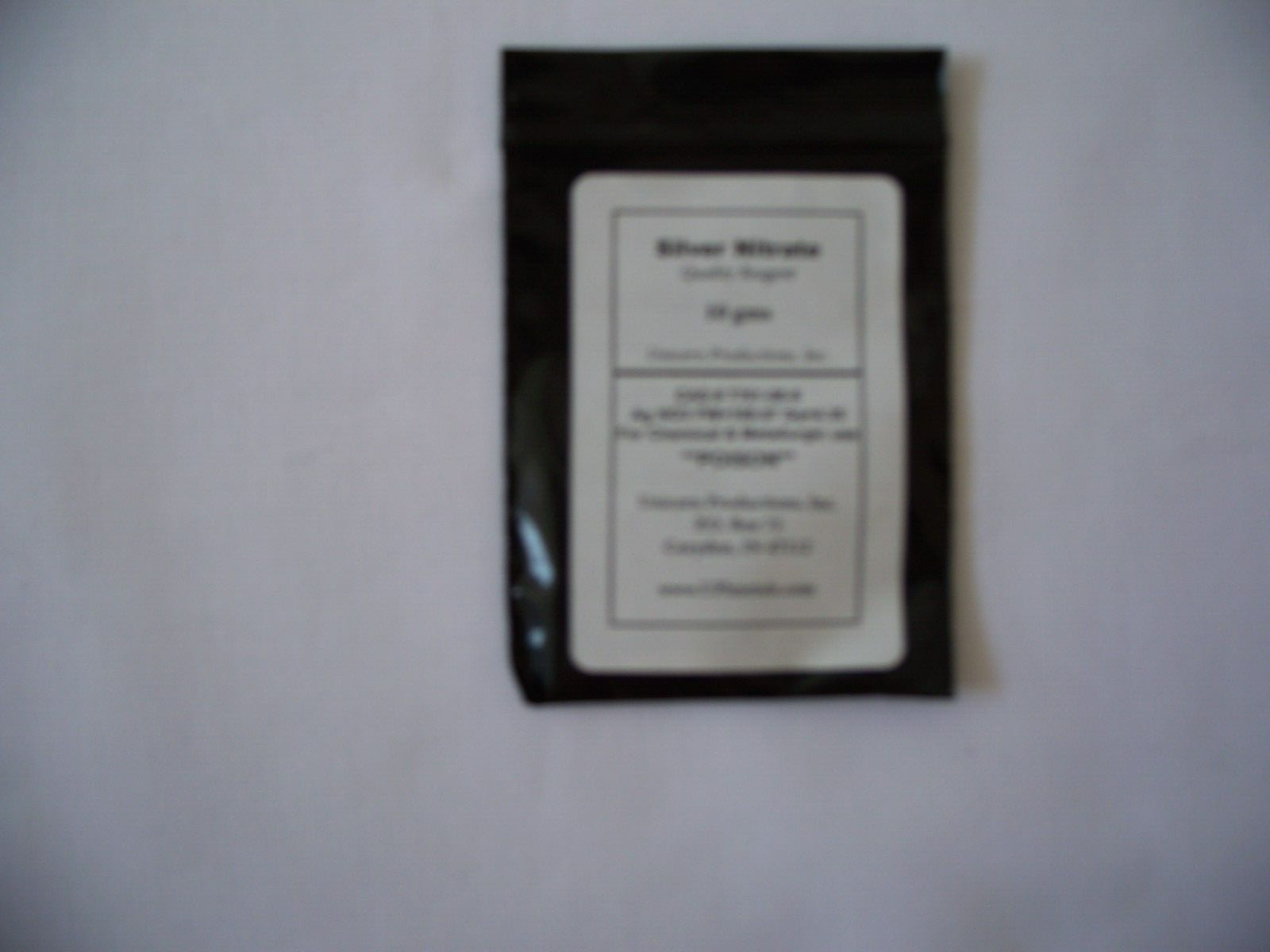 10 g Pure silver nitrate crystals made from 99.99% RCM silver bars ACS Grade