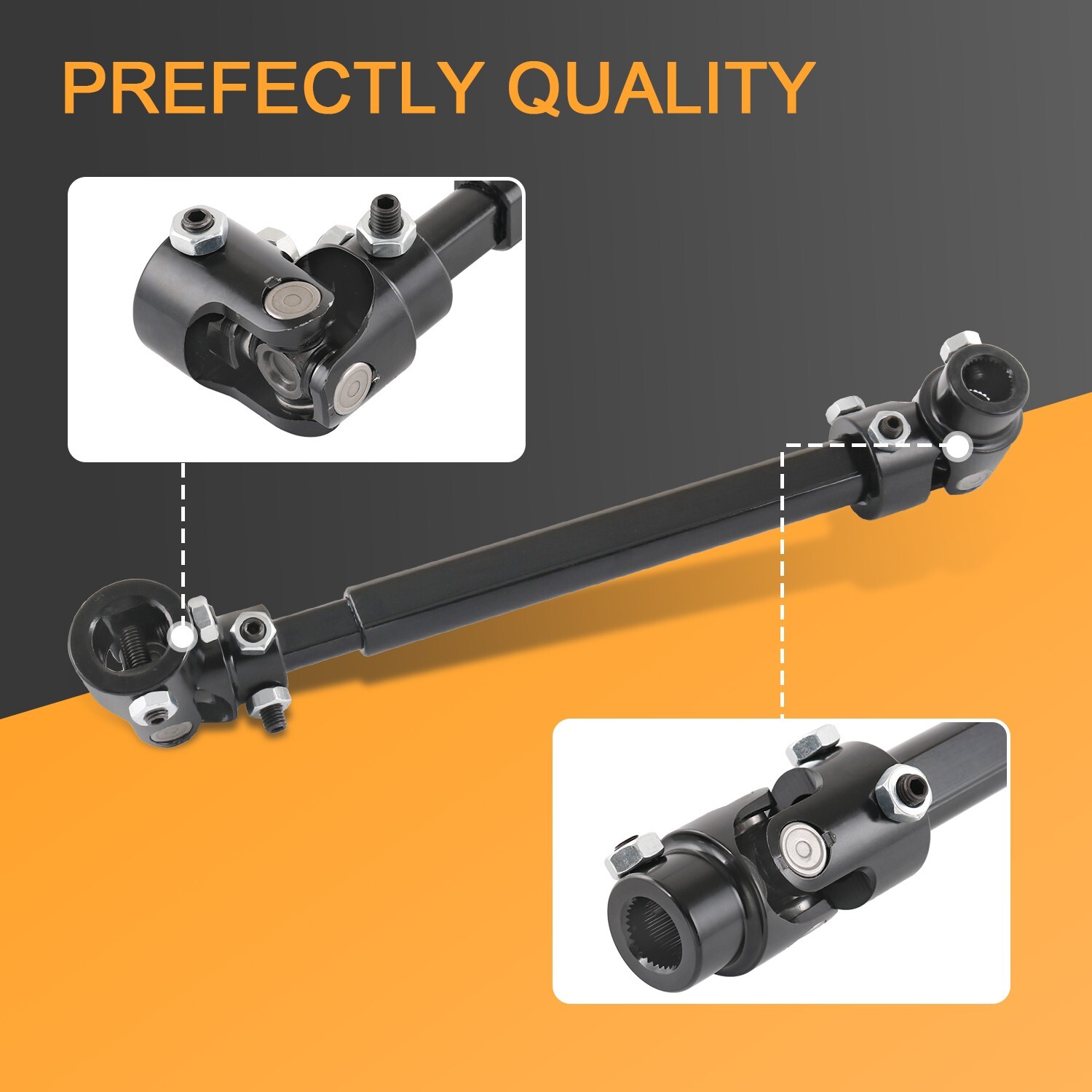 Hooker BlackHeart Steering Shaft 71223022HKR For 82-93 S10 82-88 G-Body LS Swap