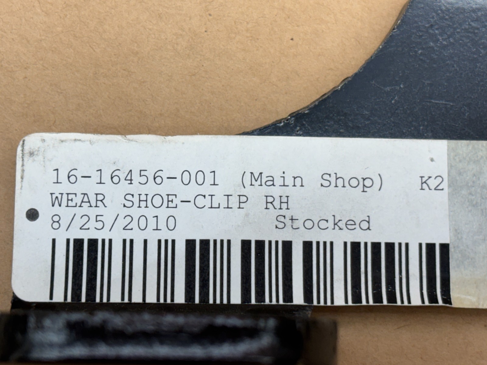 Lot of 3x Freightliner 16-16456-001 Air Suspension Wear Pad RH Shoe-Clip Black