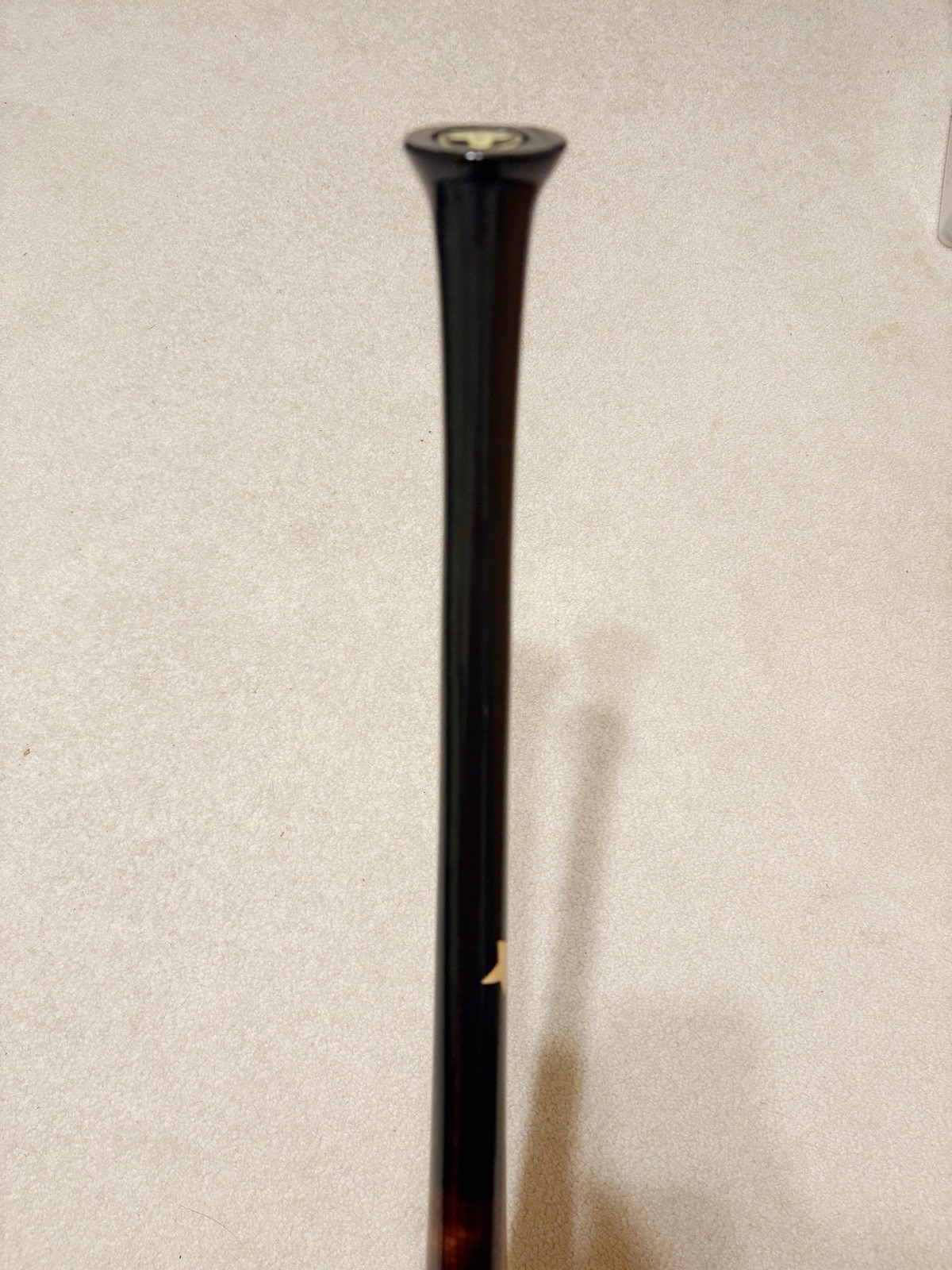 Hybrid Handle Maple Wood Baseball Bat 32.5in 29.5oz. Black / Pine Tar Look / Nat