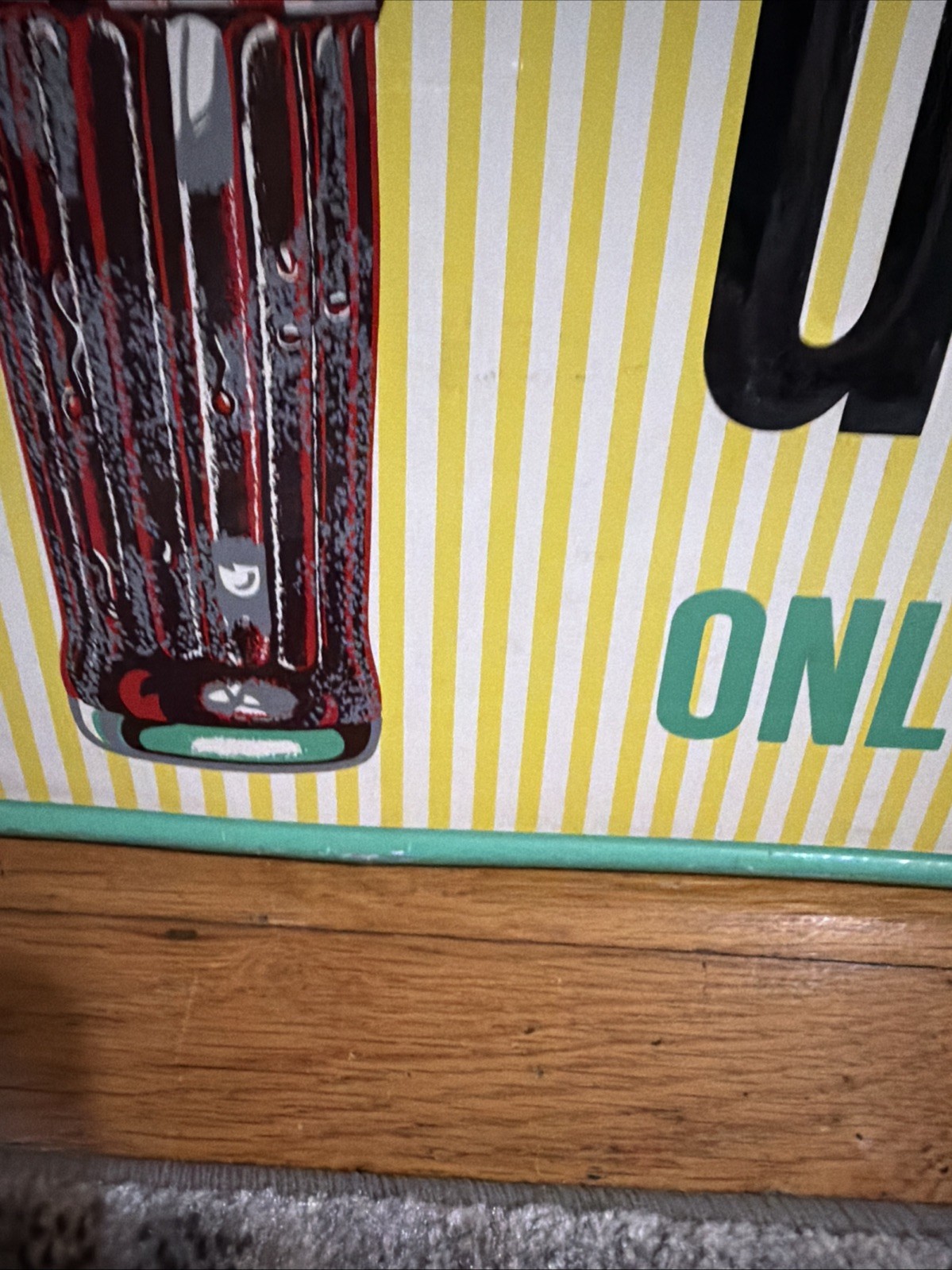 Original 32” Diet Rite Cola Advertising Sign