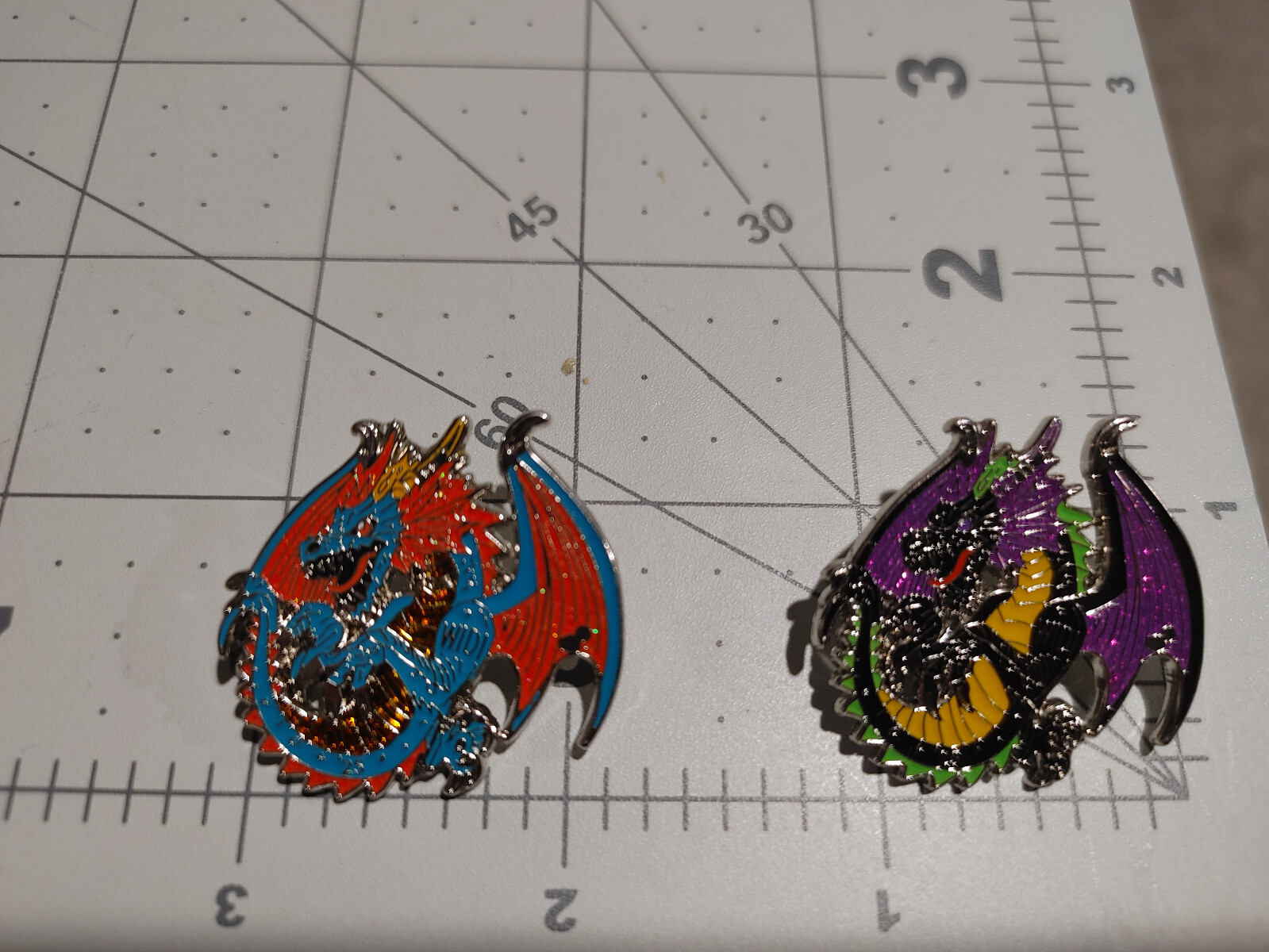 2025 Wisconsin Destination Imagination SMALL Dragons DI Trading Pin Set