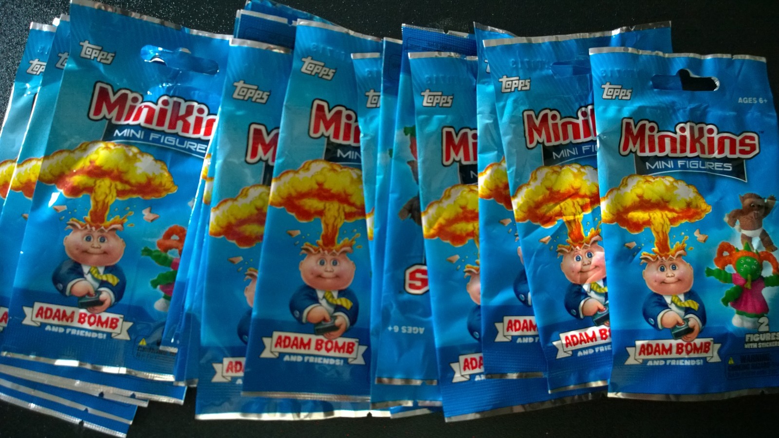 Garbage Pail Kids GPK - MiniKins Series 1 - Empty Wrapper (Hobby or Retail)