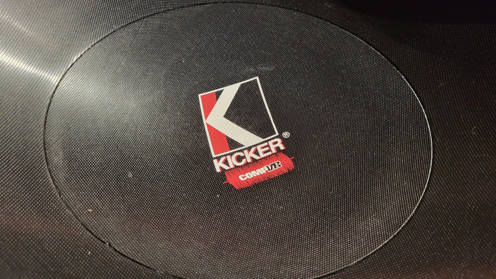 kicker cvr 18" subwoofer sigle 4ohm rare old school car audio woofer