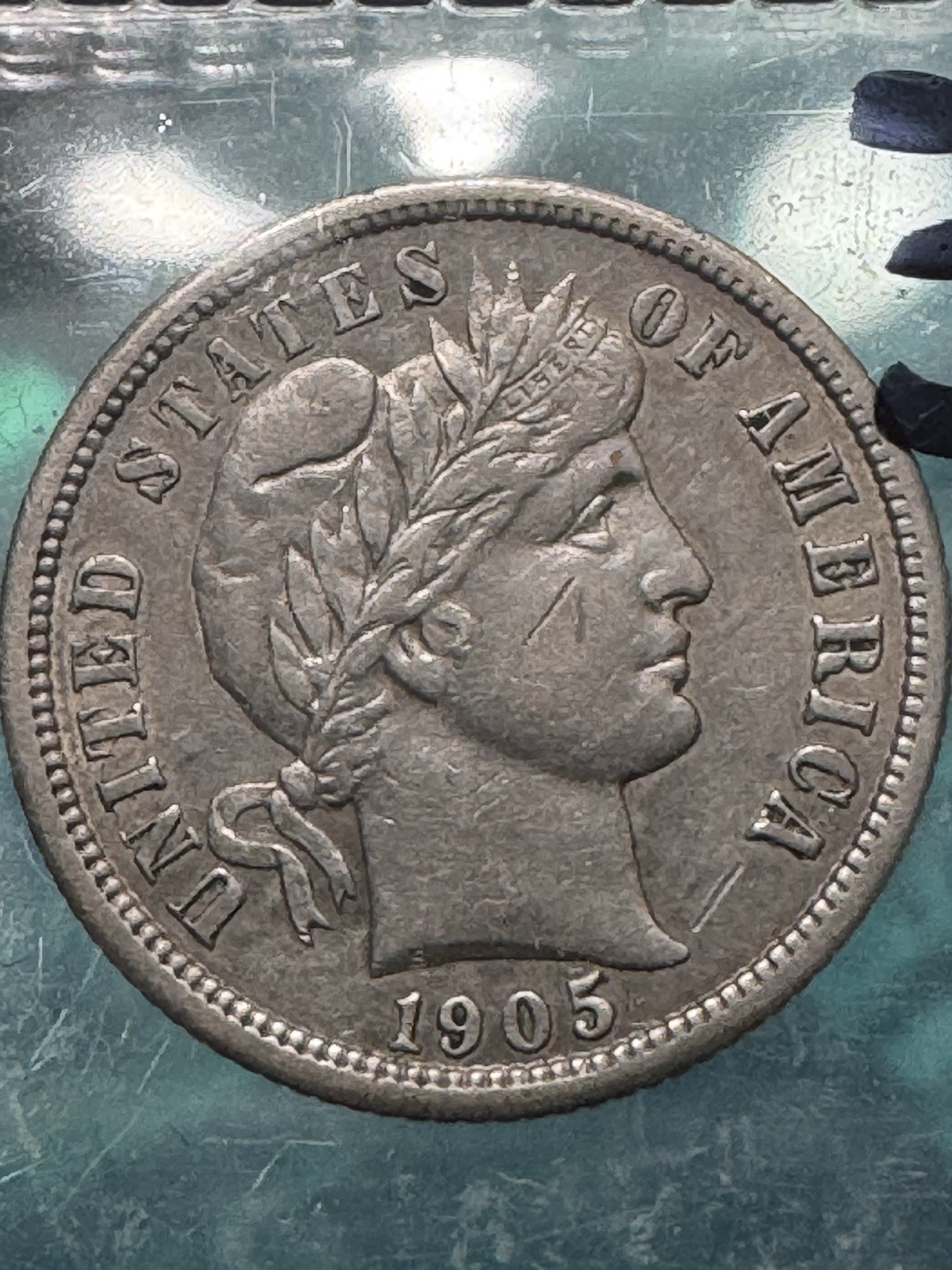 1905-O Barber Dime, Better Date, Much Better Condition, Free shipping