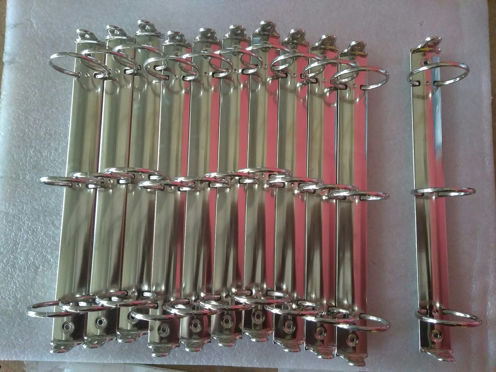 NEW Silver Binder Mechanisms [1" Round Ring] (150/Bx) 0817-7152 OEM NEW