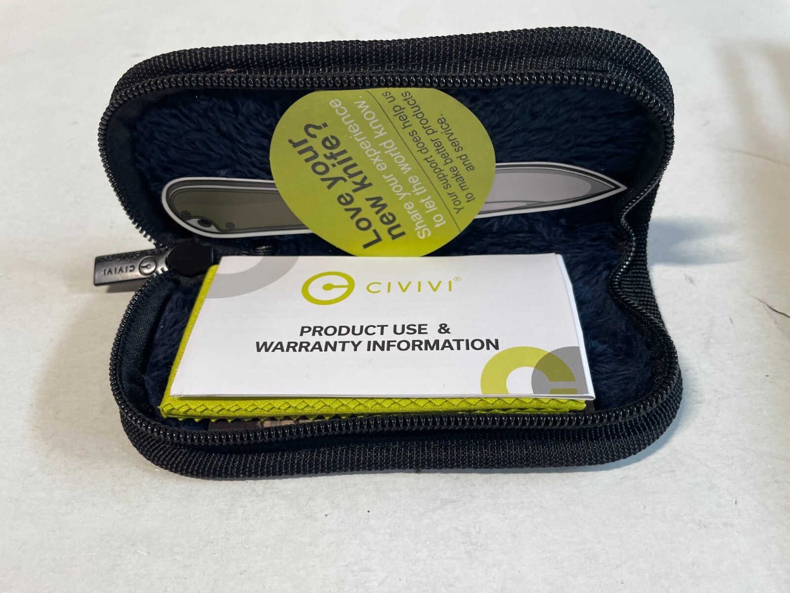 Civivi Elementum Folding Knife 2.96in D2 Steel Black G10 Handles C907A