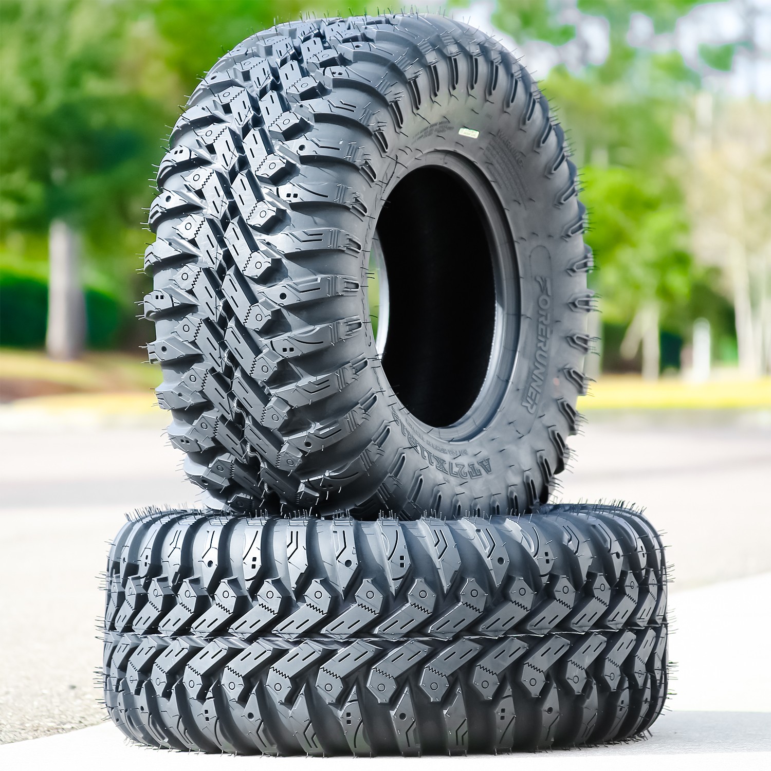 4 Forerunner Ohanzee A/T 27x11.00R12 27x11R12 79J 8 Ply AT ATV UTV Tires