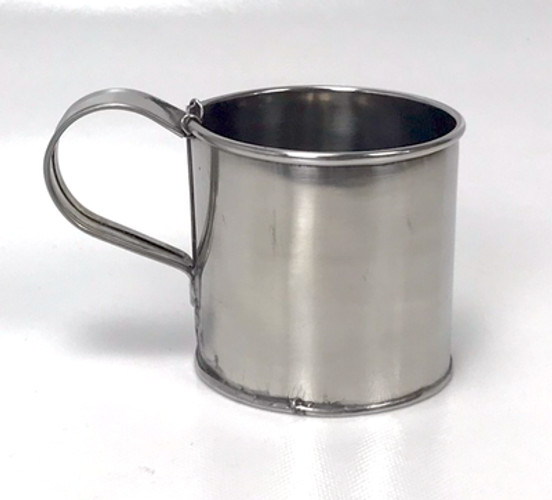 Stainless Steel "Tin" Cup - Two Piece Bottom