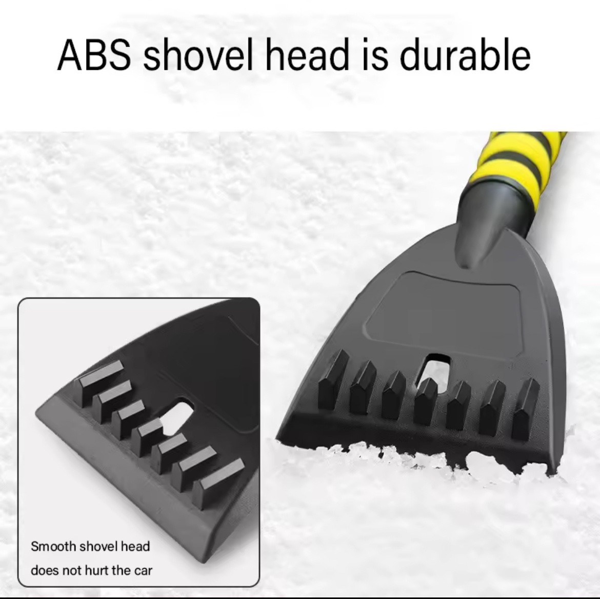 27" For Car Truck SUV Windshield Remover Car Scraper Snow Brush with Ice Scraper