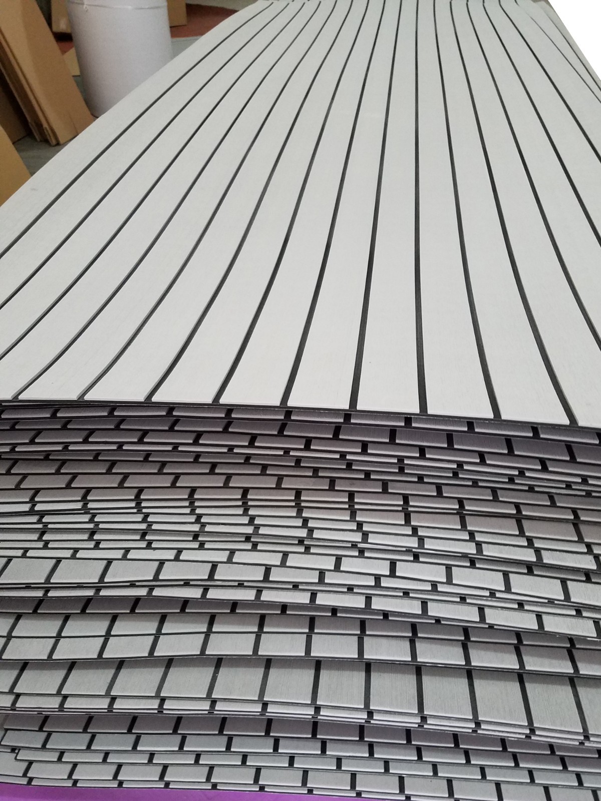 Self-adhesive Boat Flooring EVA Foam Teak Decking for Yacht  Pontoon Boat | Gray