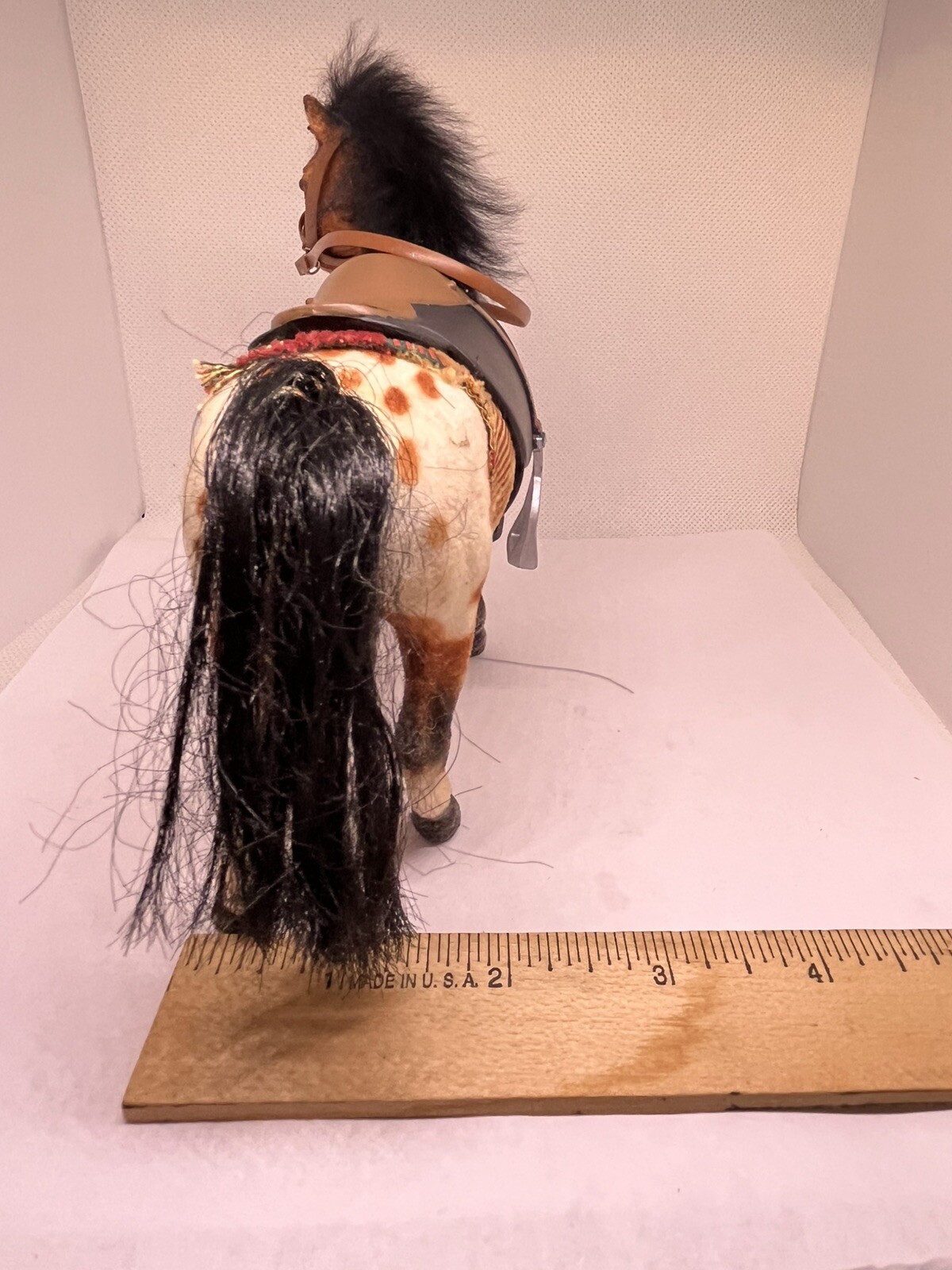 horse mini american Indian Spanish colonial saddle bridle blanket Felted