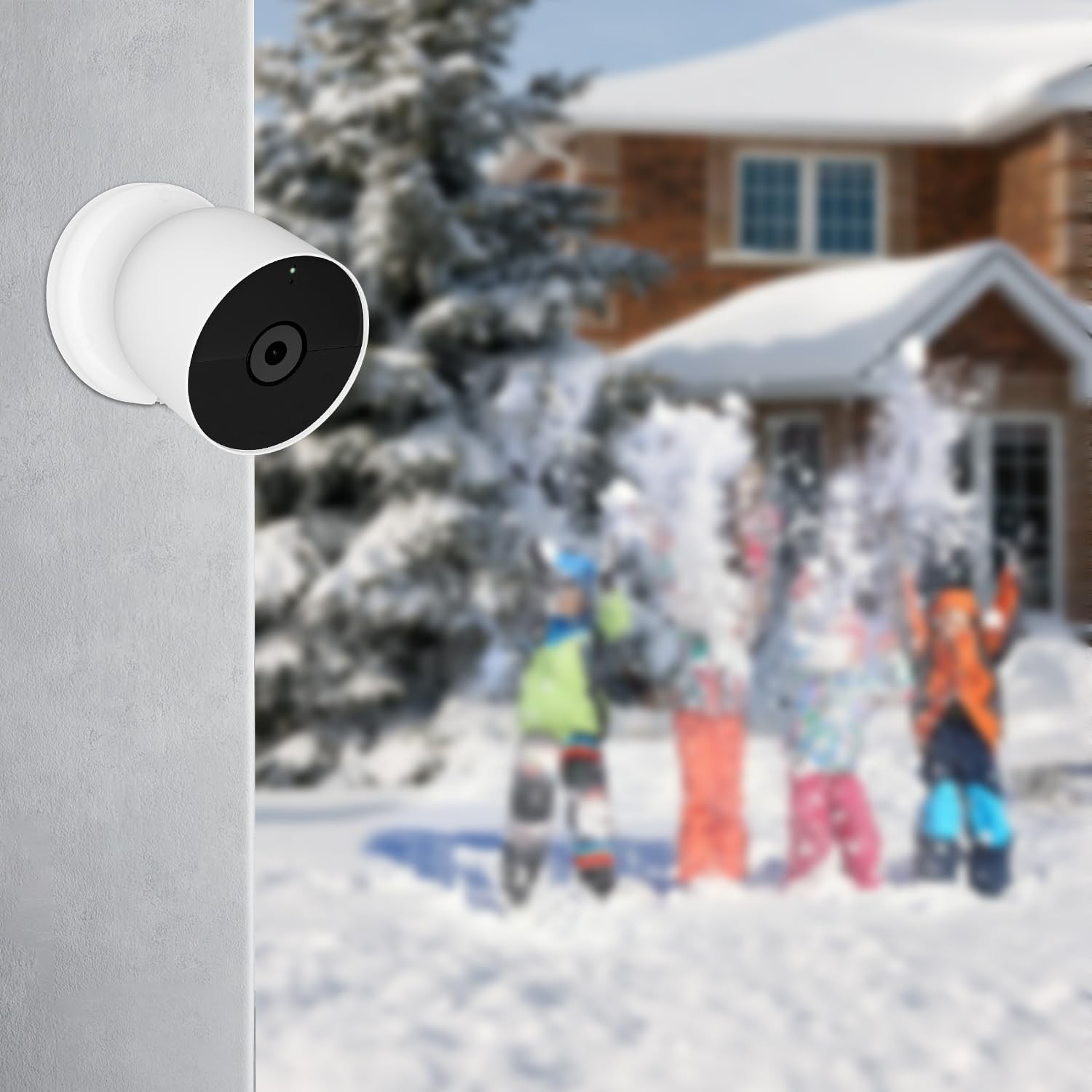 2 Pack Magnetic Wall Mounts Compatible with Google Nest Cam Outdoor or Indoor, B