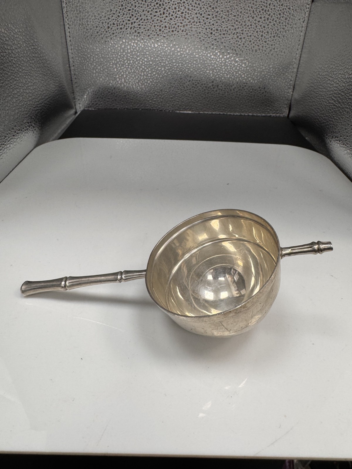 RARE Tiffany & Co Bamboo Sterling Silver 925 Roll Over Jigger Measuring Cup 6"