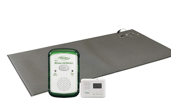 Wireless Alarm & Pager Weight Sensing Floor Mat Elderly Fall Prevention System