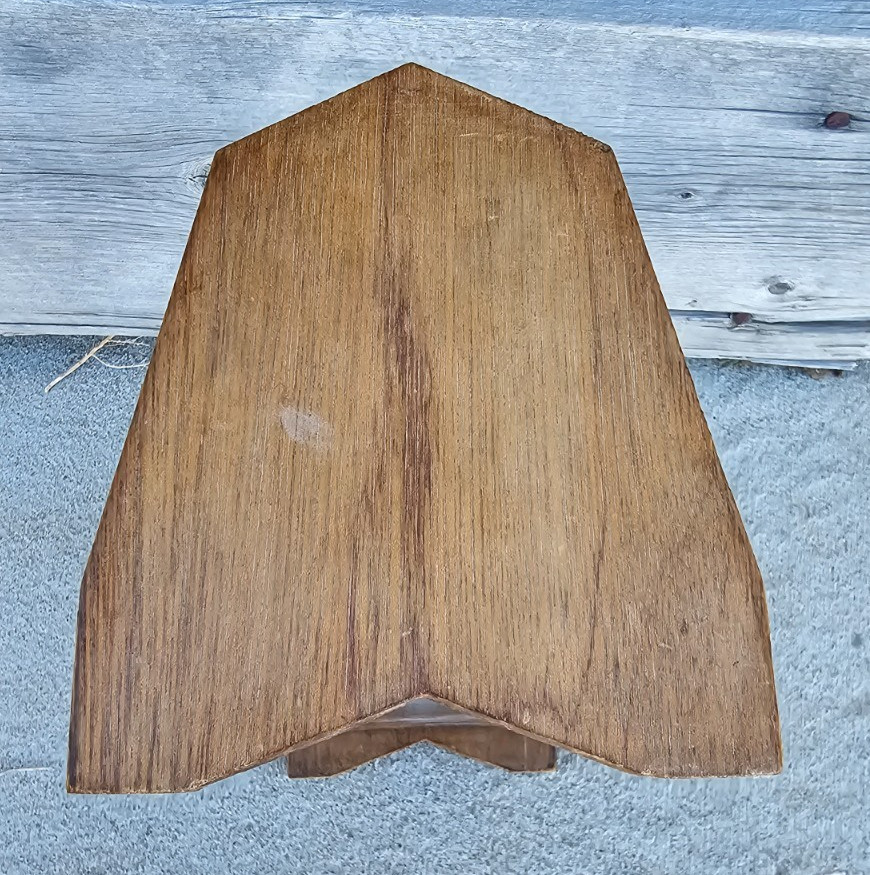 Vintage Wooden Bookshelf Recipe Countertop Book Shelf Arts & Crafts Danish MCM