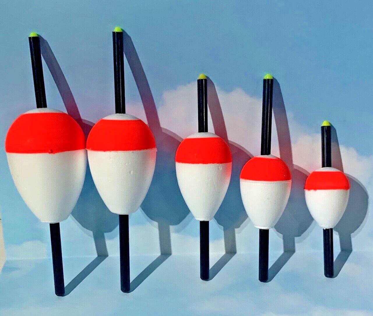 COMAL TACKLE Pear Slip Stick Bobbers FROM 1.25" -2.25" Made USA CHOOSE FREE S/H