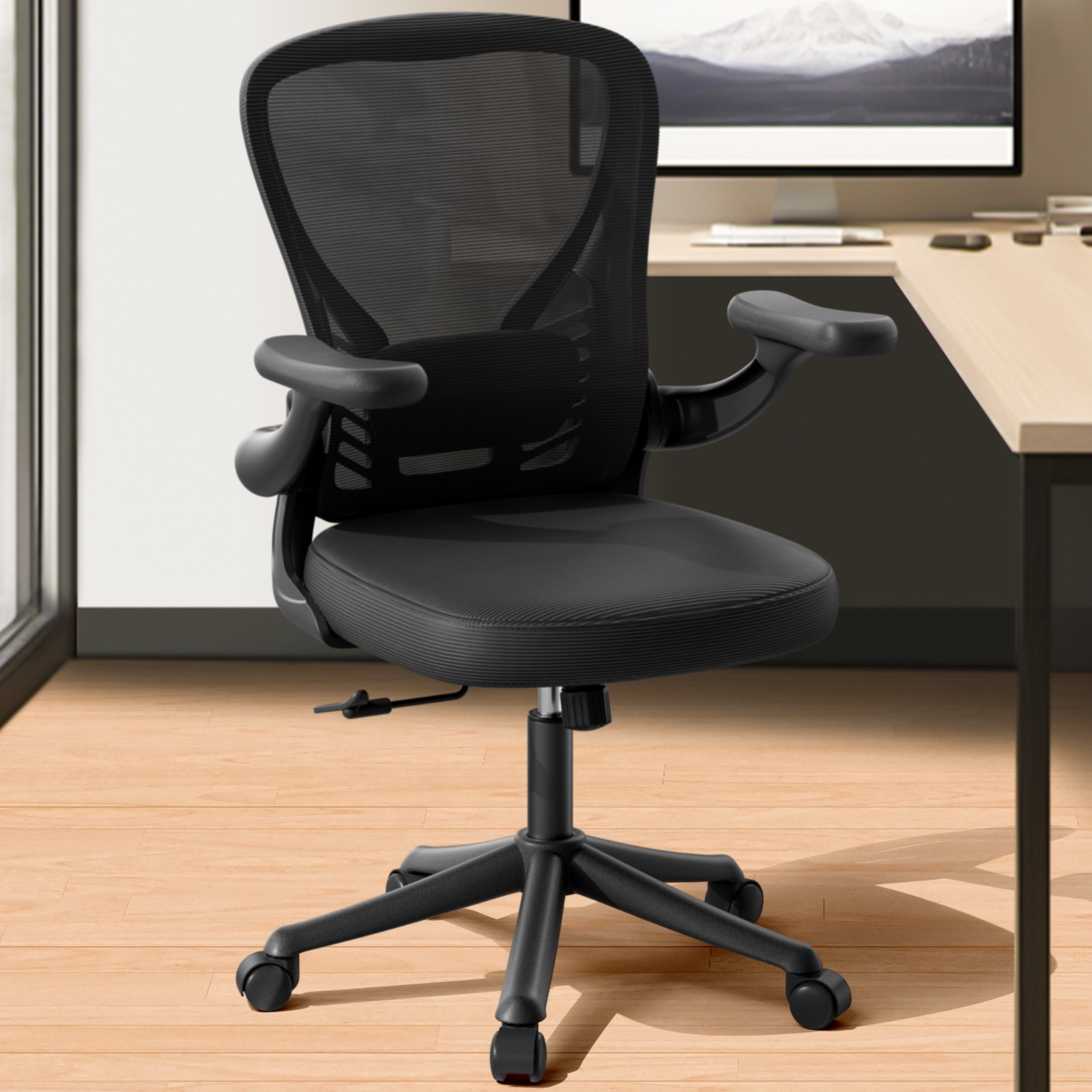 Mesh Office Chair Computer Desk Chair with Adjustable Lumbar Support Task Chair