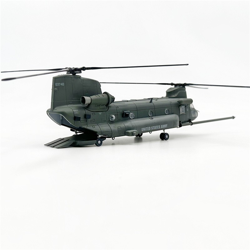 WLTK US Army CH-47G Chinook Military Transport Helicopter 1/72 Diecast Model