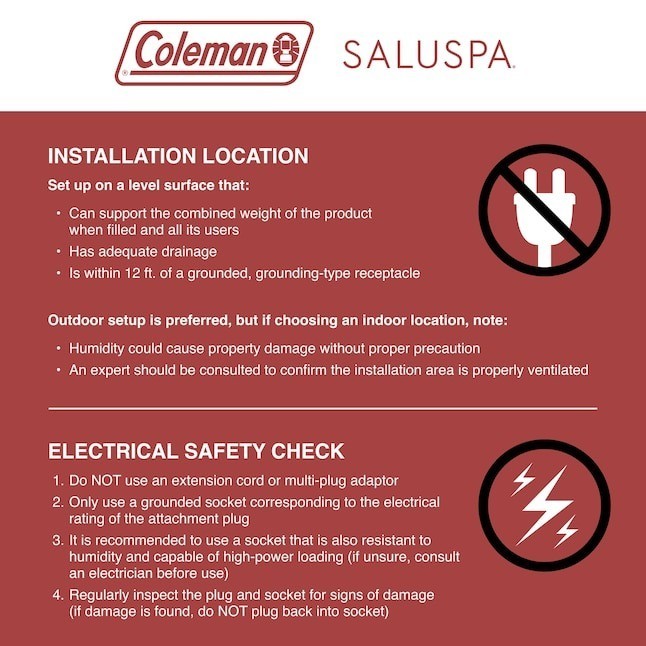 Coleman Miami AirJet Round Inflatable Hot Tub with EnergySense Cover Black/ SALE