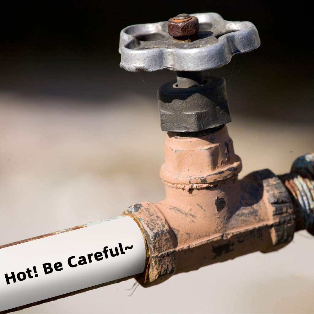 5X Compatible for Brady M21-750-595-WT 3/4'' Vinyl Label Cartridge Black/White