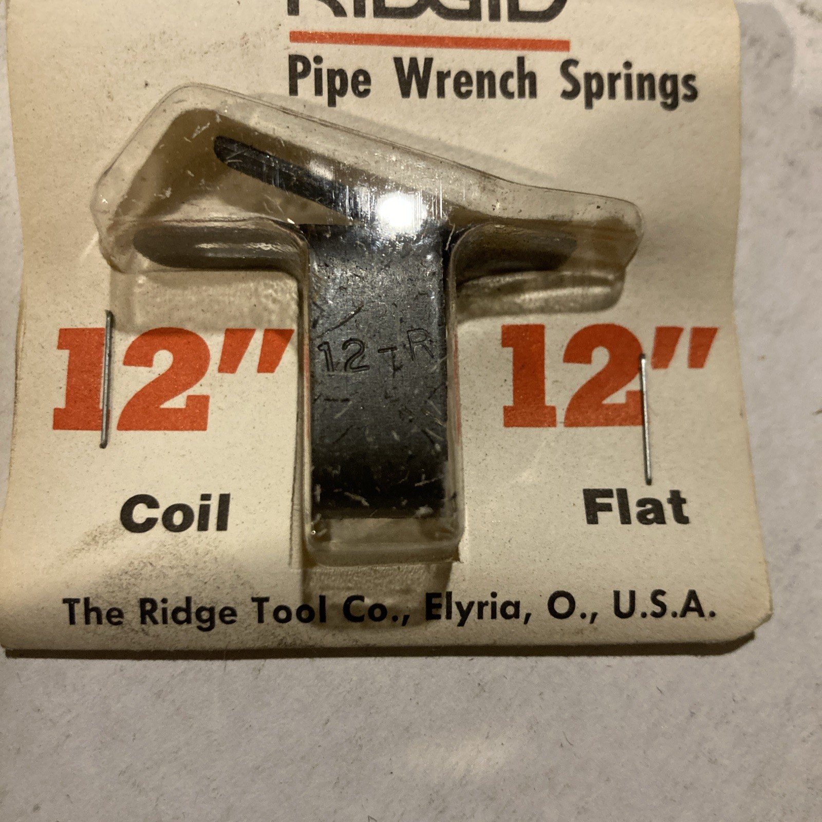 Ridgid 31640 Coil/Flat Spring Assy,For 4Cw42 Wrench