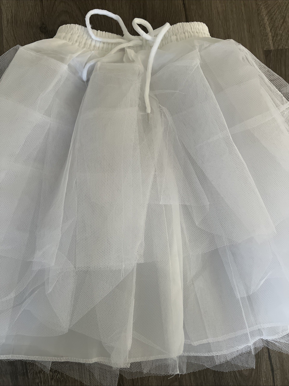 A Line White Petticoat Toddler Girls Underskirt Slips Crinoline Accessory