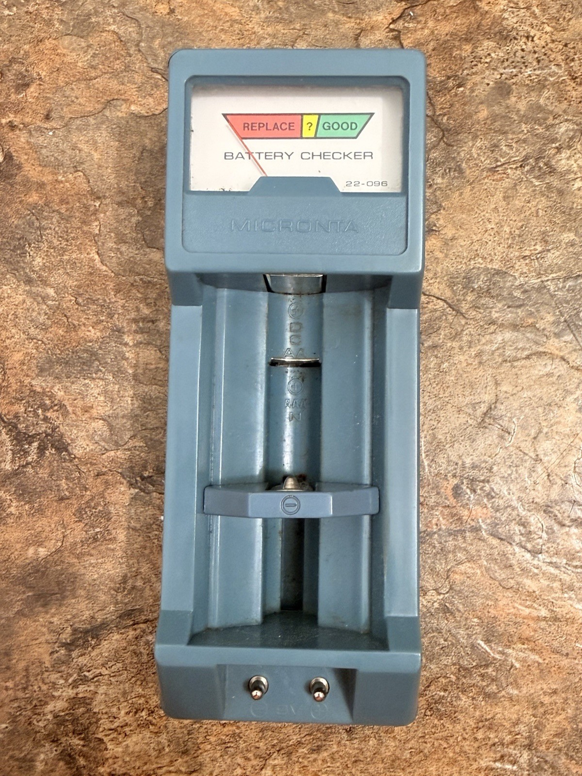 Vintage Micronta Battery Checker Tester 22-096A, D,C, AA, AAA, N & 9-Volt Batt