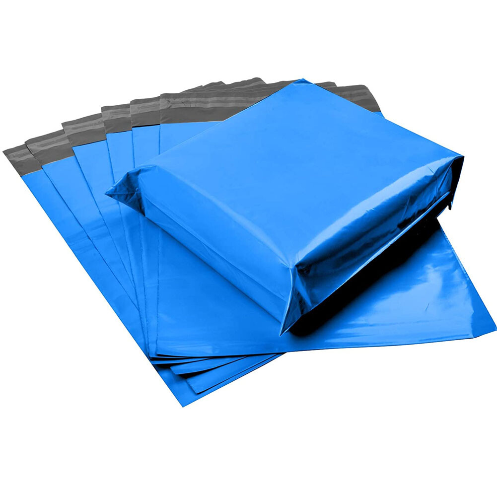 Fashion Poly Mailers 10x13 Blue 2.5Mil - 100/500 Pcs Self Seal Shipping Bags US