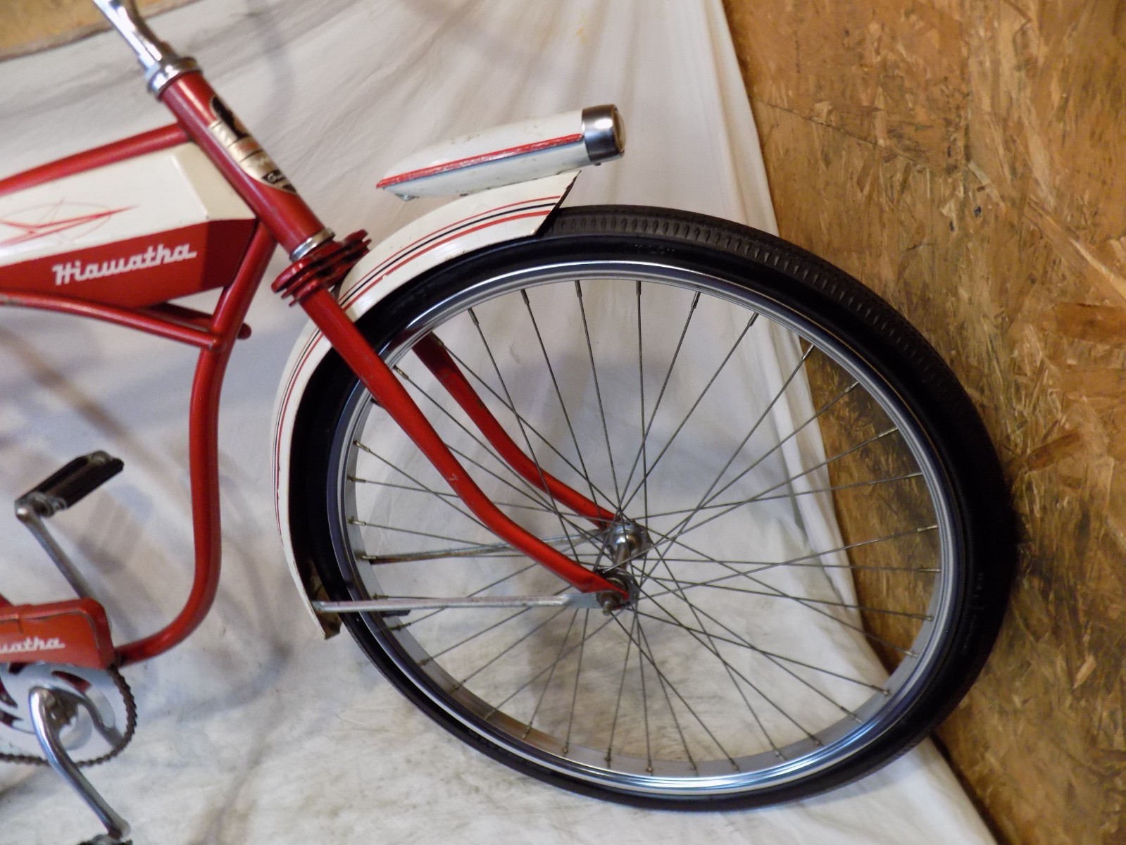 1960s HIAWATHA MENS TANK BIKE SPACELINER SEARS FLITELINER JC HIGGINS MURRAY JET!