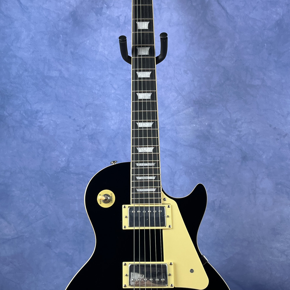 Matte Black Standard Electric Guitar ABR bridge chrome hardware free shipping