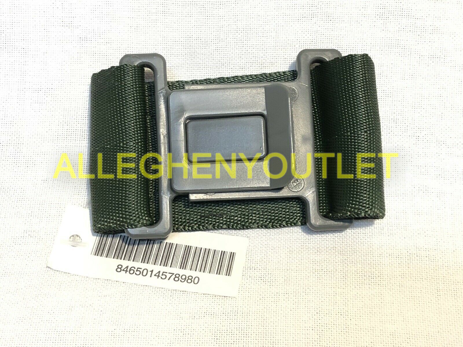 NOS US MILITARY LBE LCE ALICE WEB PISTOL BELT EXTENDER 6" EXTENSION GRAY CLIP