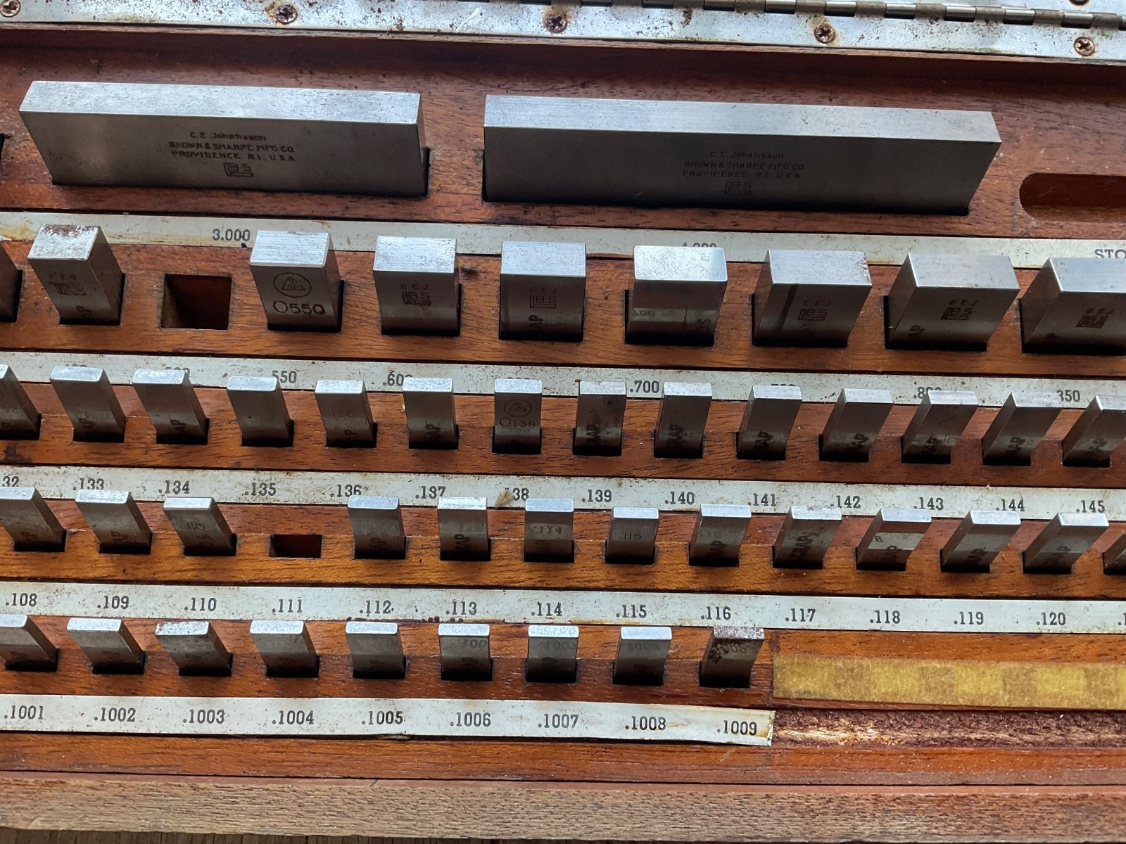 Johansson Brown & Sharpe 84 pieces Gage Set - Scrap only, Missing 3, Extra 3